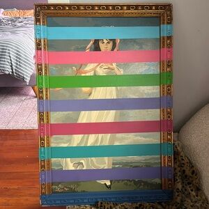 the most famous artist painting with gold frame - 2015